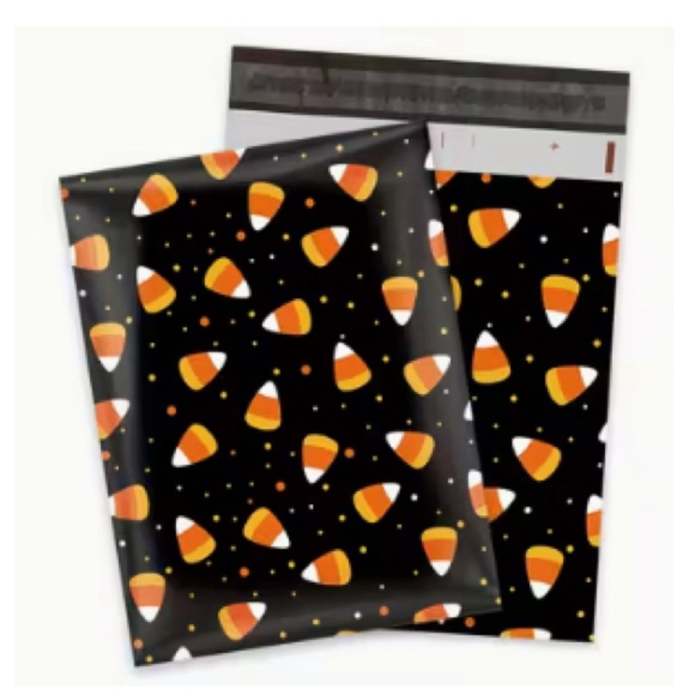 20 Candy Corn 10x13 Halloween Poly Mailers